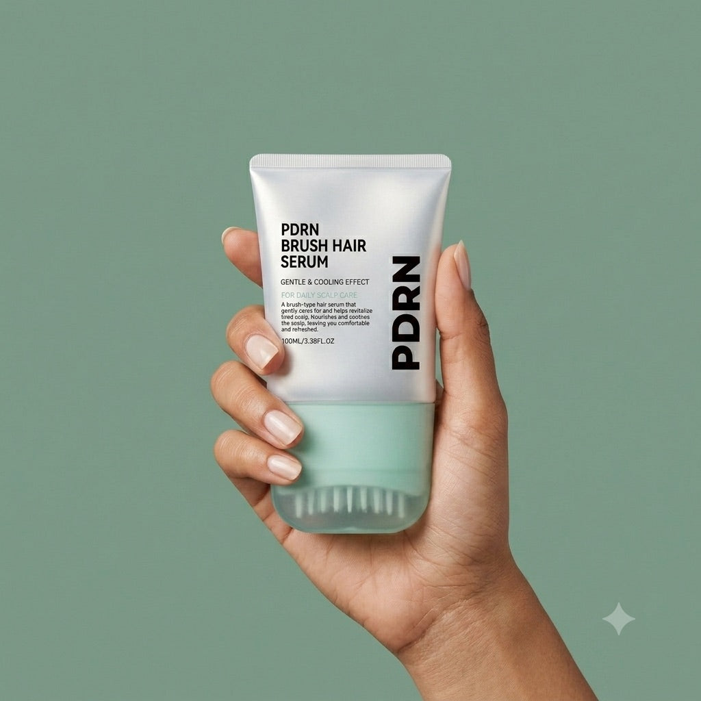 Canopy PDRN Scalp Renewal Serum held in hand